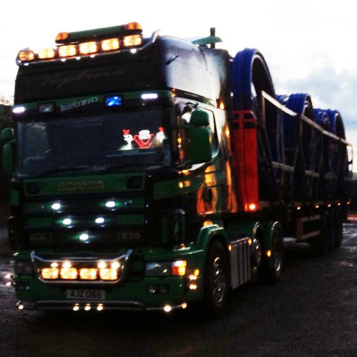 SCANIA Truck light LED logo