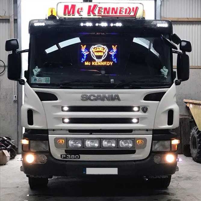 SCANIA Truck light LED logo