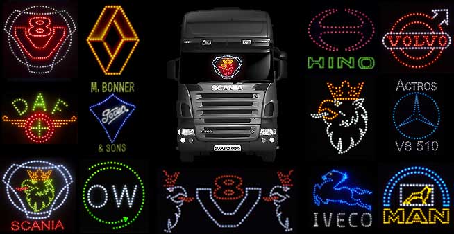 Truck Lite Logos LED Light Logos and Signs
